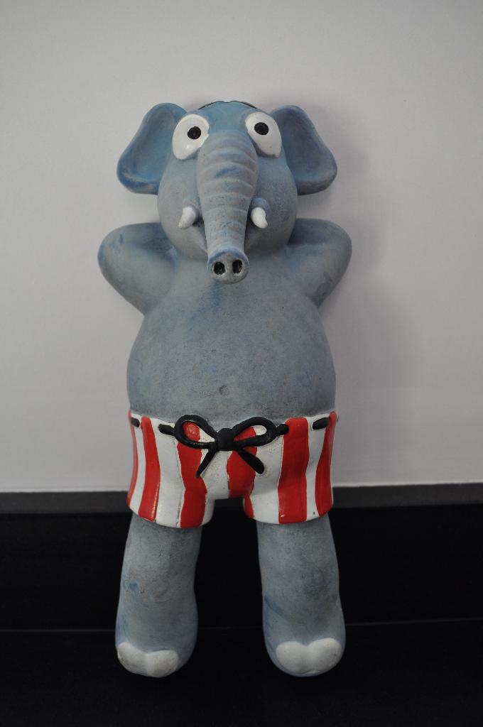 Vintage Piepfiguur Olifant 23 cm, Ophalen of Verzenden, Gebruikt