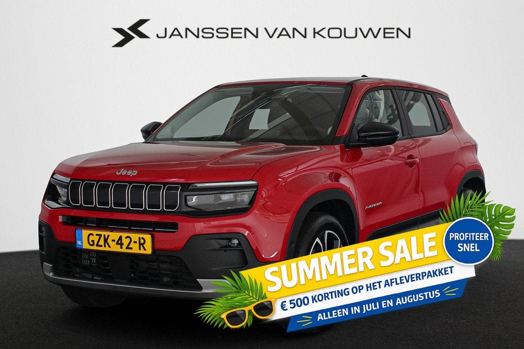 Jeep Avenger 1.2 Altitude Adaptieve Cruise Control Apple Car, Auto's, Jeep, Voorwielaandrijving, 101 pk, Gebruikt, 1199 cc