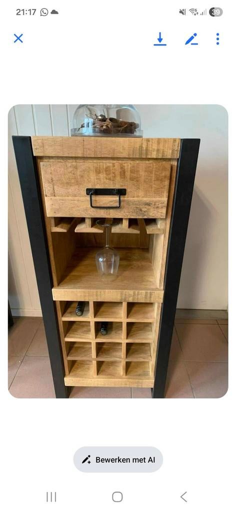 Gezocht !, Ophalen of Verzenden, Zo goed als nieuw, Minder dan 50 cm, Minder dan 5 flessen