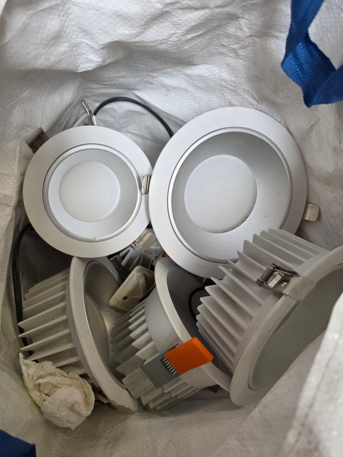 Diverse LED inbouwspots - Gebruikt, goede staat, 30 tot 60 watt, Led-lamp, Gebruikt, Overige fittingen