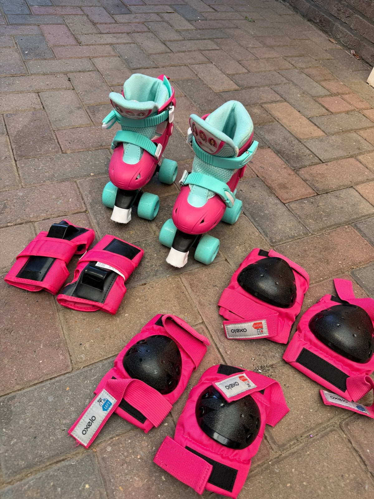 K3 Kinder rolschaatsen maat 30/33 met bescherming, Ophalen, Verstelbaar, Zo goed als nieuw, Kinderen
