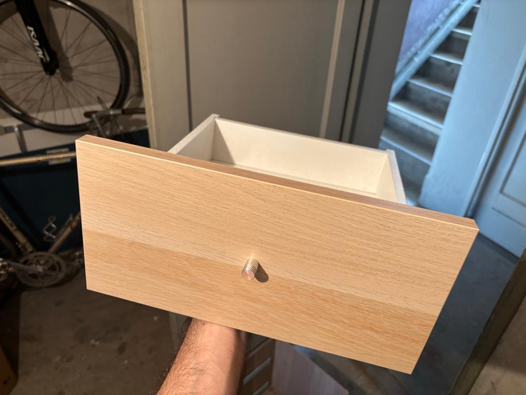 IKEA Kallax lades/ladeblok/drawers (licht eiken), Ophalen, Gebruikt