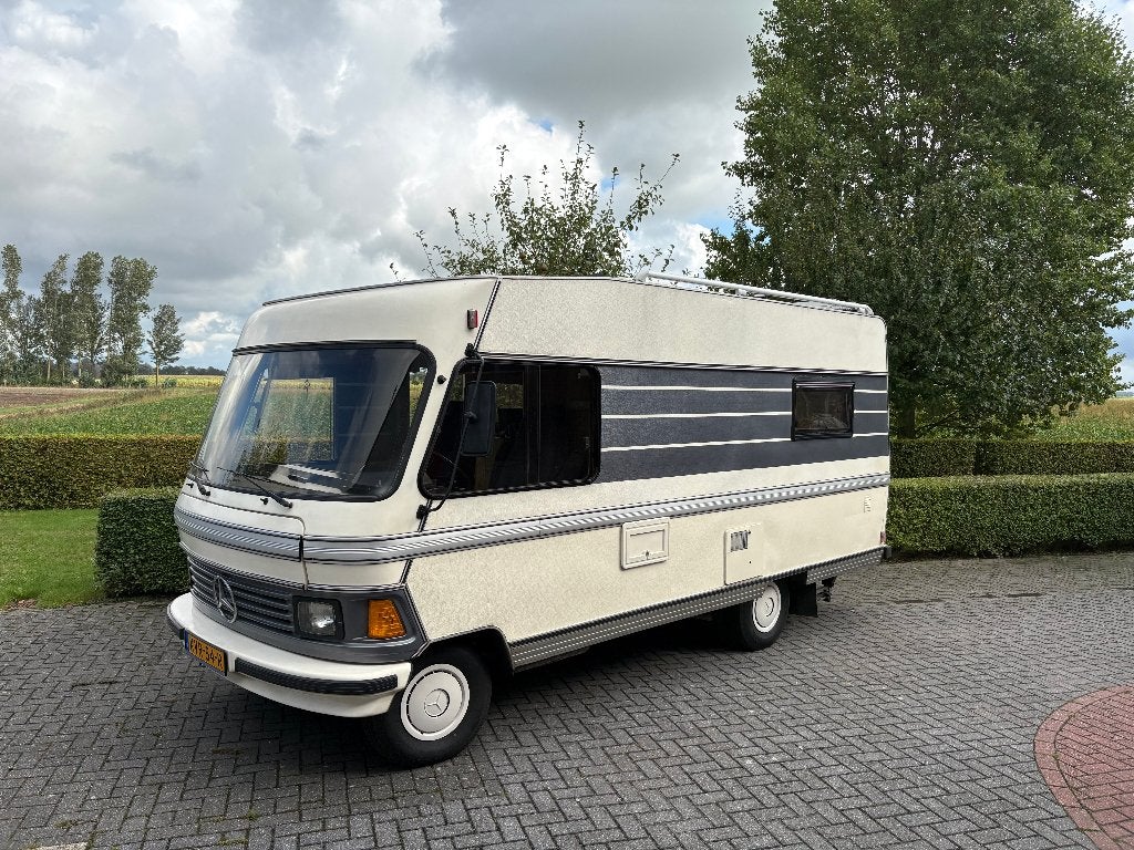 Hymer B540 Mercedes bj 1981 GEEN ROEST, MOTOR SUPER FRIS, Caravans en Kamperen, Integraal, Chemisch toilet, 7 tot 12 maanden geleden