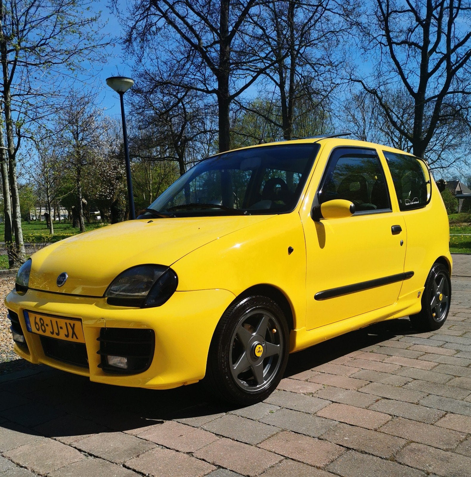 Fiat Seicento sporting abarth 1.1 2002 Geel, Voorwielaandrijving, 15 km/l, 400 kg, Handgeschakeld
