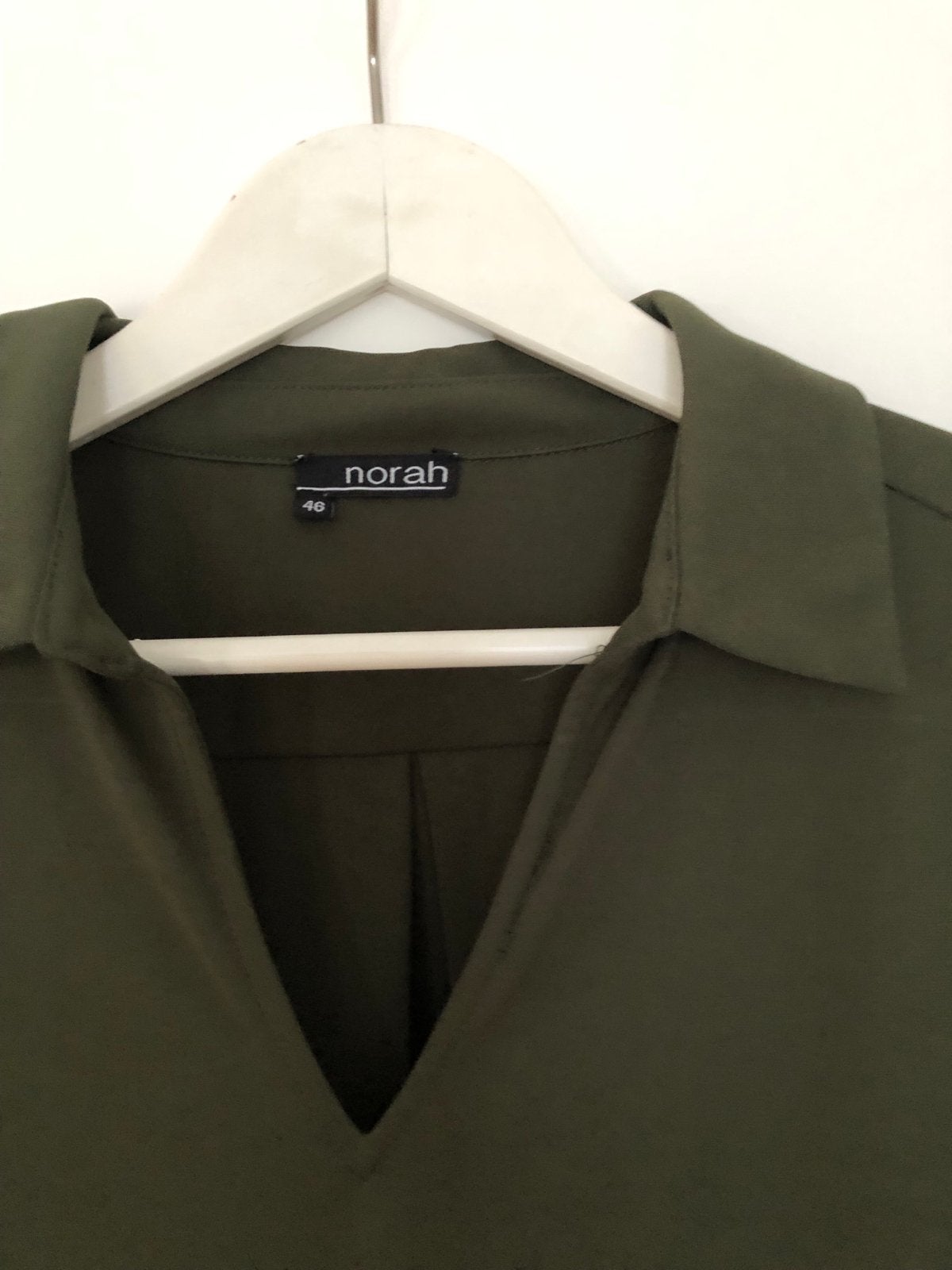 Groen Norah jurkje maat 46 travelstof, Kleding | Dames, Ophalen of Verzenden, Gedragen, Maat 46/48 (XL) of groter, Groen