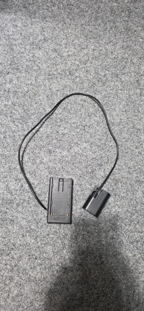 Batterij converter Sony NP-F naar Canon LP-E6