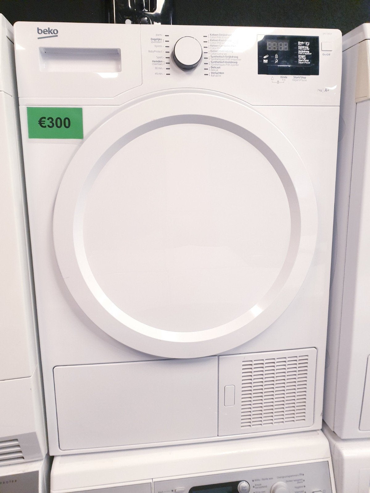 warmptepomp droger beko 7kg A+ inc 1 jaar garantie