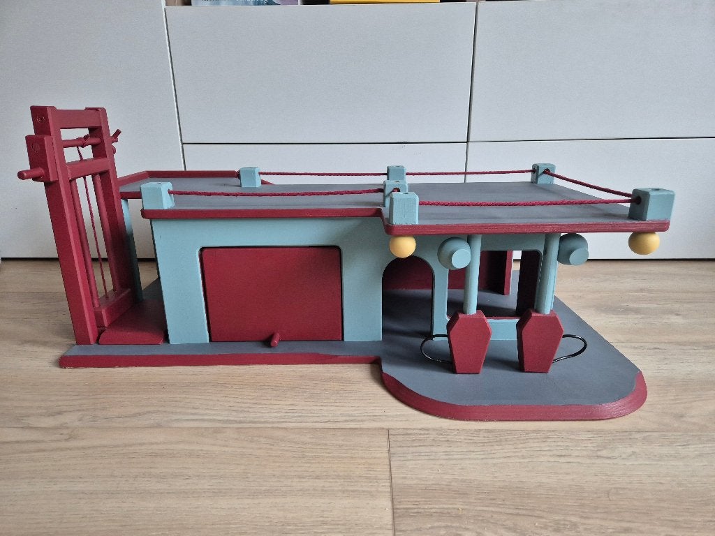 houten speelgoedgarage, Ophalen, Zo goed als nieuw, Overige typen