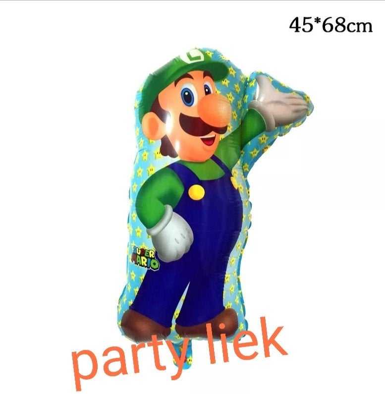 SUPER GAAF MARIO pakket nr 1- nr M68G, Ophalen of Verzenden, Nieuw, Versiering, Verjaardag