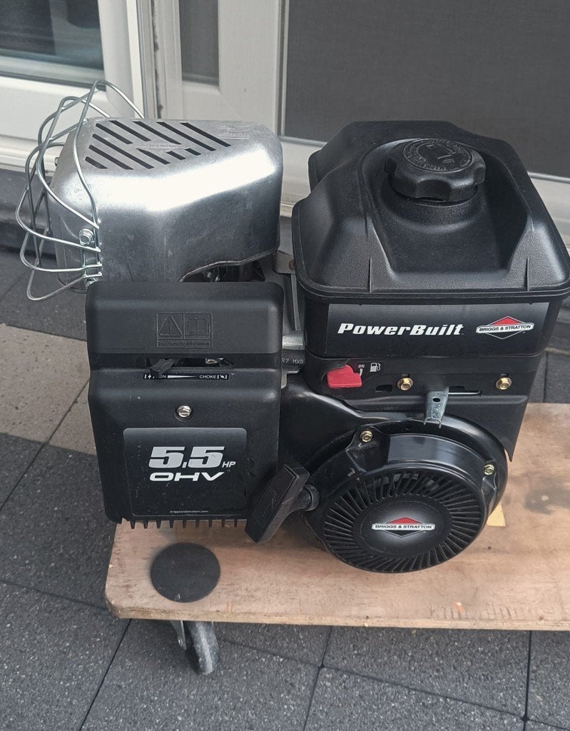Briggs motor, Ophalen, Zo goed als nieuw