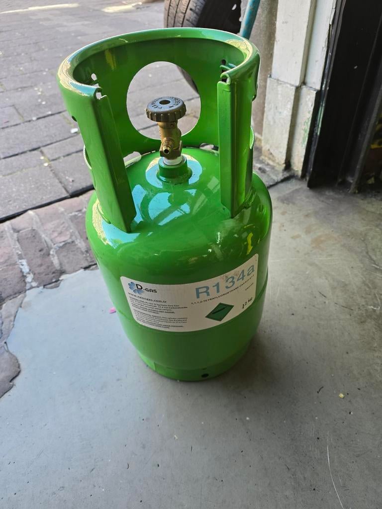 R134a Koelmiddel Gasfles 12kg - Nieuw, Ophalen, Nieuw