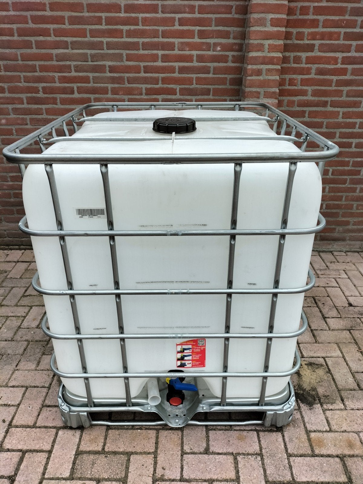 Ibc tanken waterton watertankvl vloeistoftank slowfeeder, 150 liter of meer, Ophalen