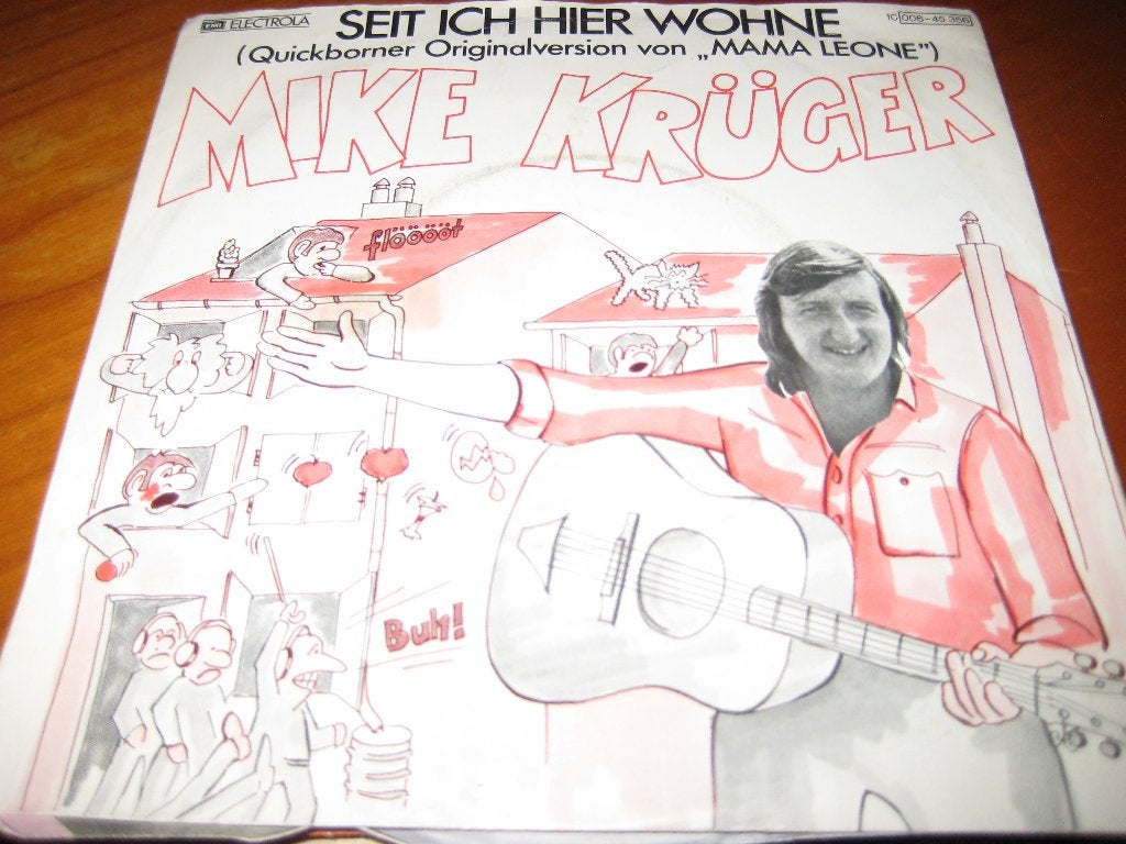Mike Krüger: Seit ich hier wohne (Mama Leone), Ophalen of Verzenden, Zo goed als nieuw, Pop