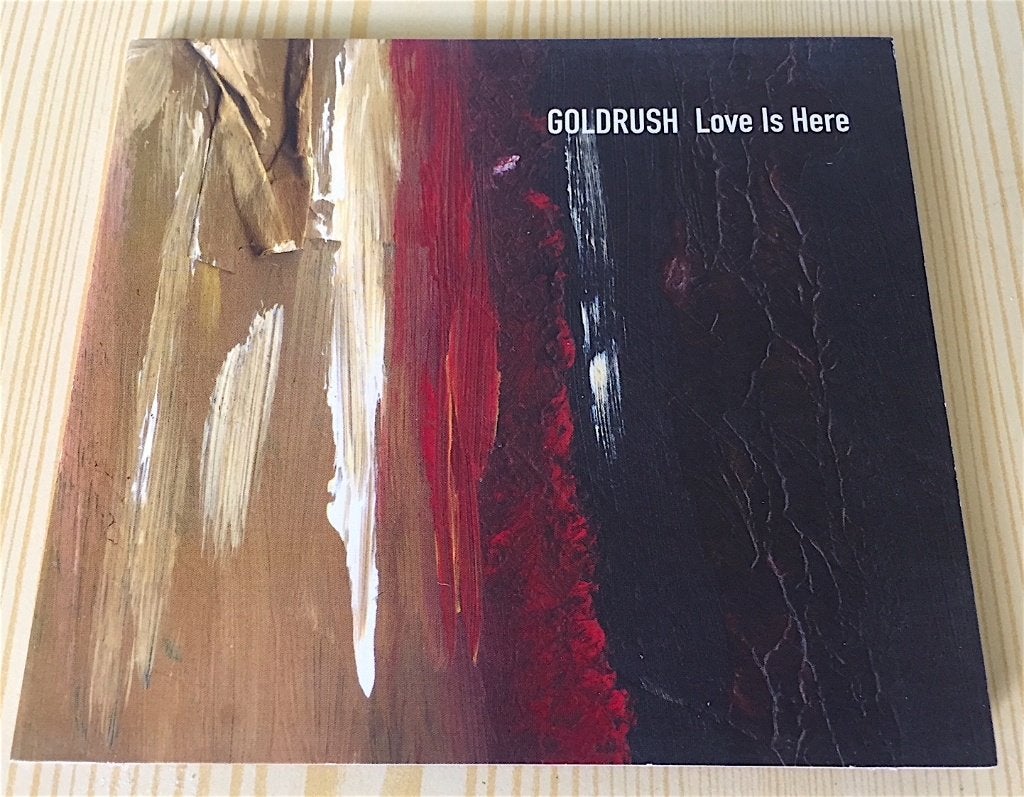 CD Single Goldrush - Love Is Here (UK Import, digipack), Ophalen, Zo goed als nieuw, Rock en Metal, Digipak