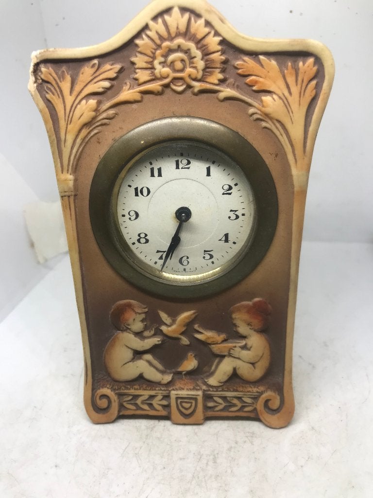 klok wekker 1900 jugendstil, Antiek en Kunst, Antiek | Klokken, Ophalen of Verzenden
