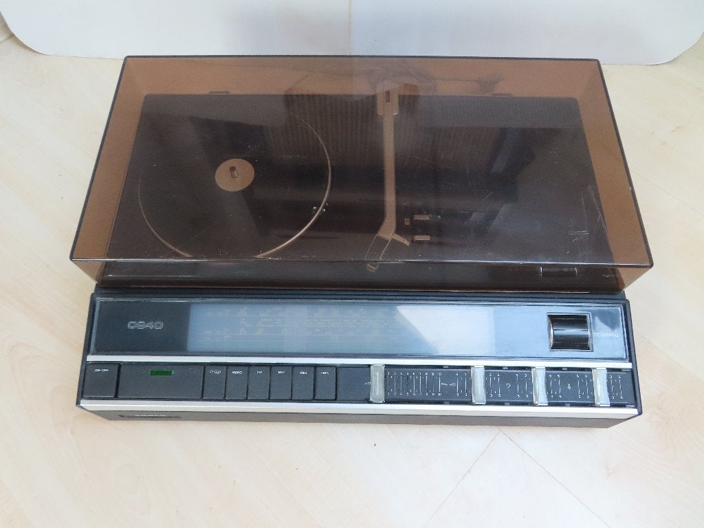 Erres 0840 stereo receiver met pickup - vintage, Ophalen