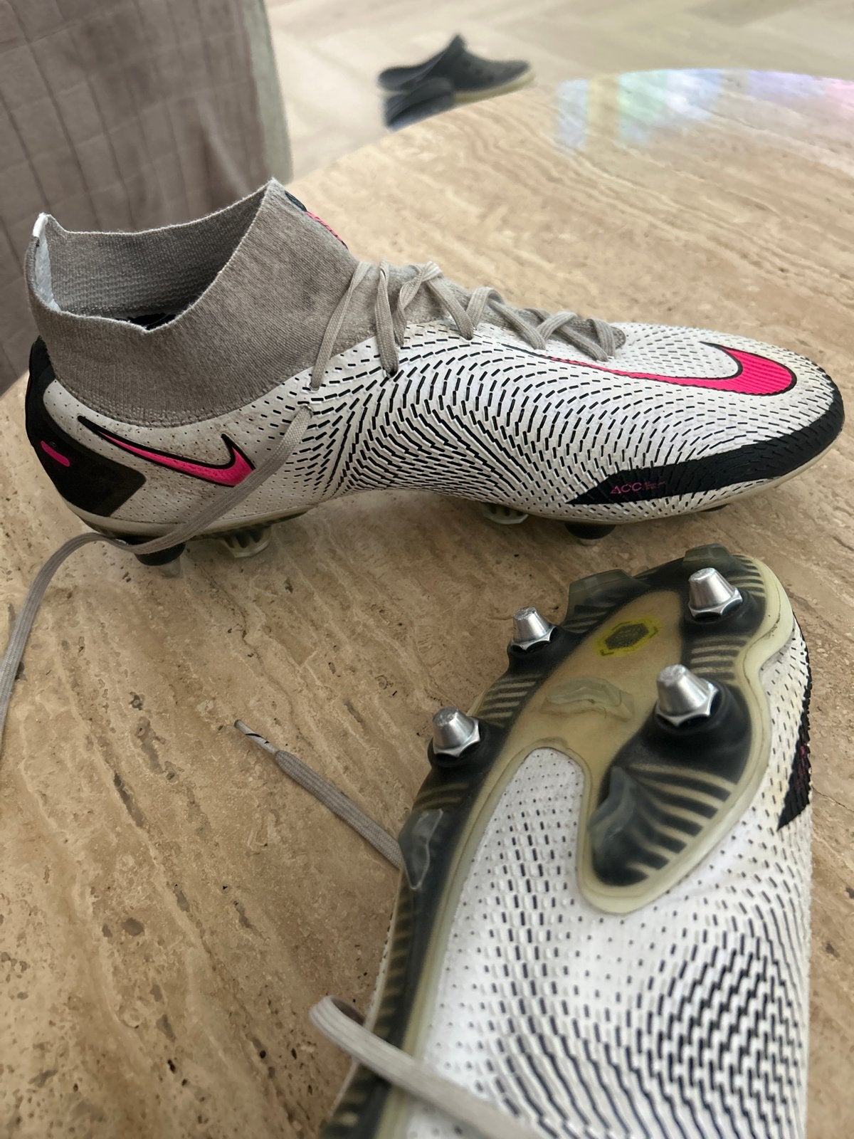 Nike Phantom GT Elite SG Pro Anti Clog voetbalschoenen 44.5, Ophalen of Verzenden, Gebruikt, Schoenen