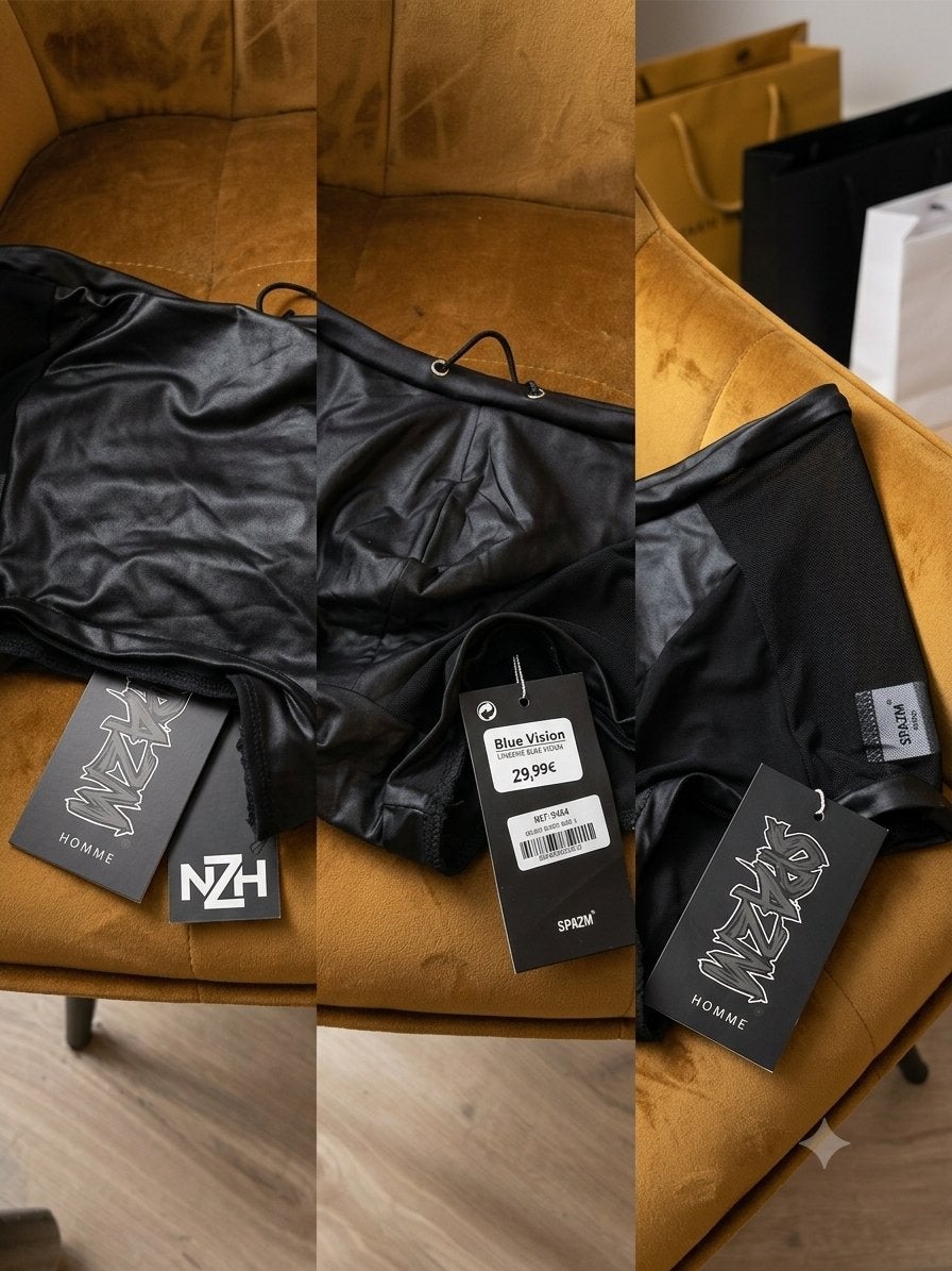 Nieuw: SPAZM Homme - L Boxer (Maat L) - Zwart, Ophalen of Verzenden, Zwart, Boxer