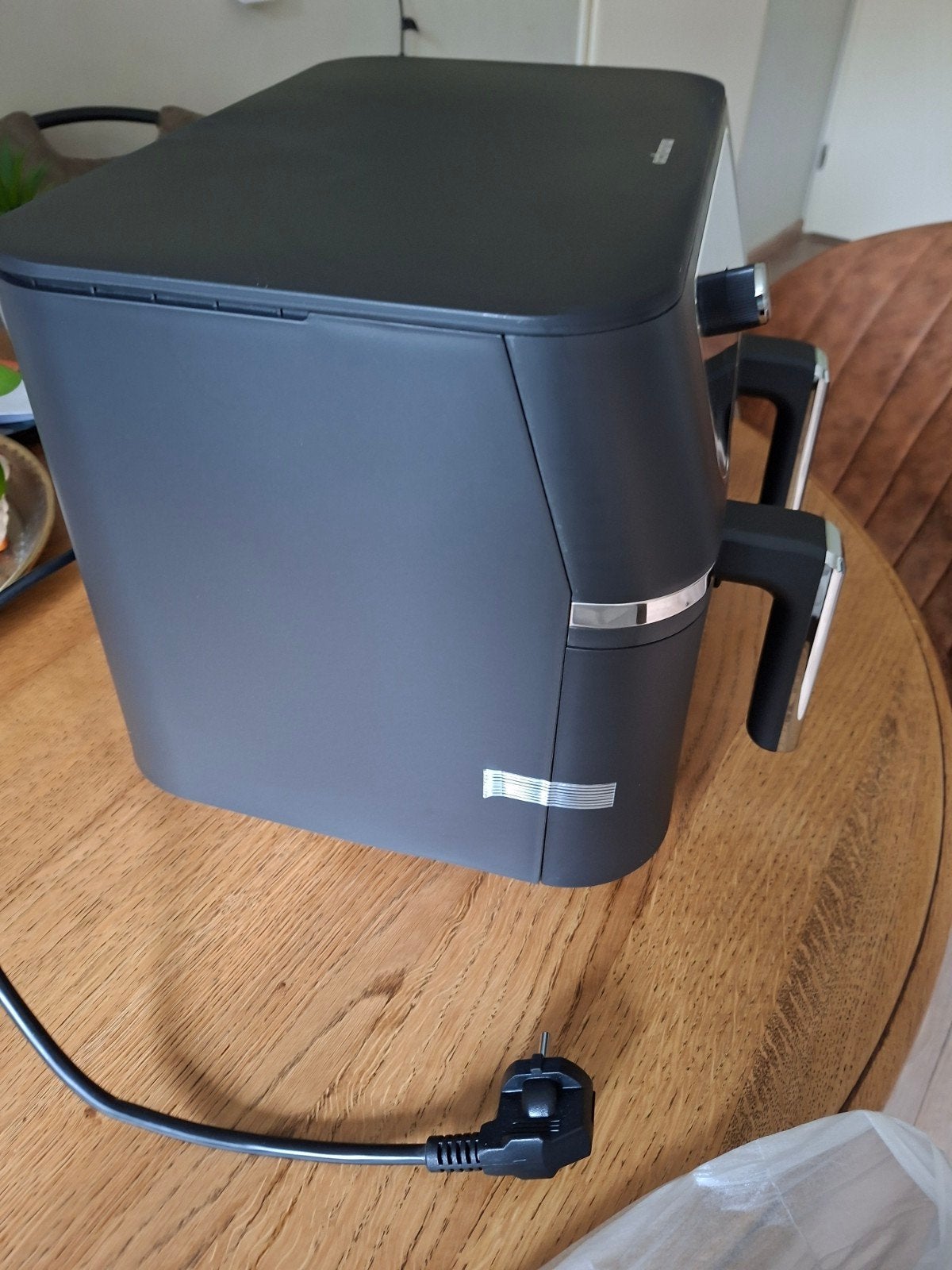 Nieuwe dubbele Airfryer, Witgoed en Apparatuur, Airfryers, Ophalen of Verzenden, Nieuw, Airfryer XXL, 1500 gram of meer