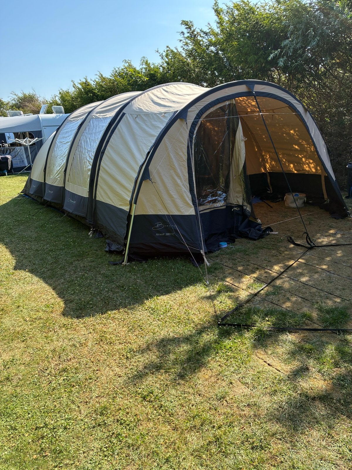 Bardani Airwolf 380 TC opblaasbare tunneltent, Ophalen, Gebruikt, Tot en met 5
