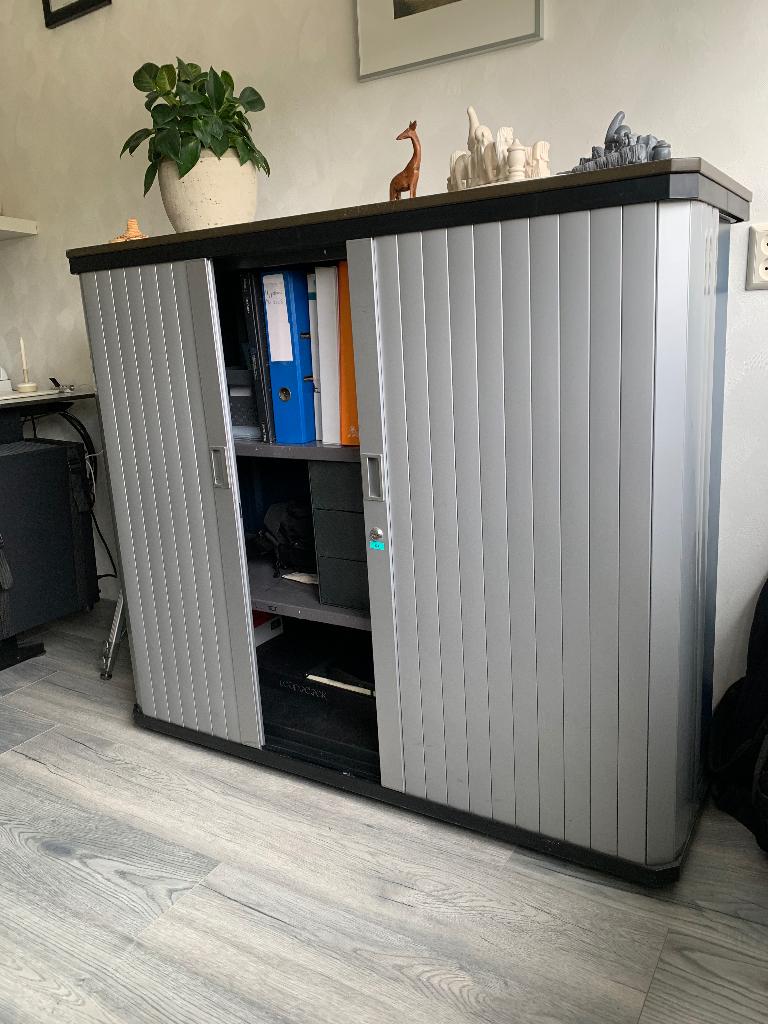 Gispen archiefkast, Huis en Inrichting, Kasten | Roldeurkasten en Archiefkasten, Ophalen, Gebruikt, 100 tot 150 cm, 100 tot 150 cm