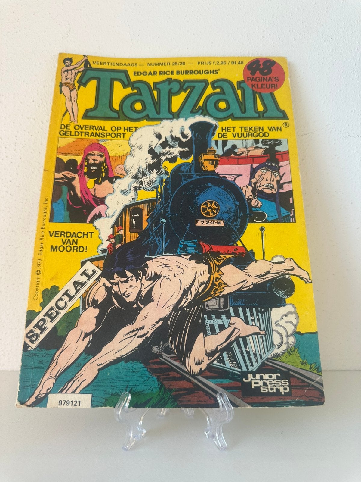 Tarzan van de apen, Eén comic, Europa, Ophalen of Verzenden, Zo goed als nieuw