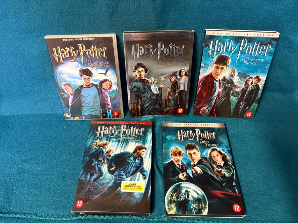 Harry potter dvd’s, Vanaf 12 jaar, Ophalen of Verzenden, Zo goed als nieuw, Science Fiction en Fantasy