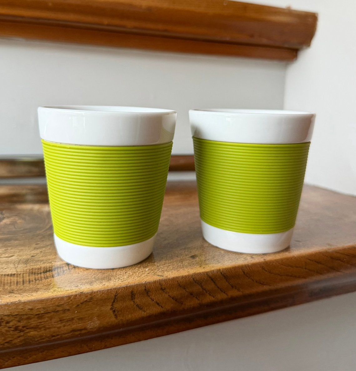 2x Bodum Canteen mok groen, Ophalen of Verzenden, Zo goed als nieuw, Overige stijlen, Kop(pen) en/of Schotel(s)