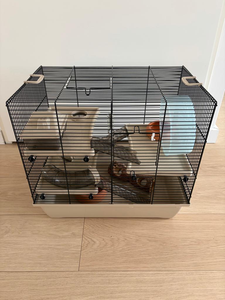 Hamsterkooi voor dwerghamster, Kooi, Minder dan 75 cm, Zo goed als nieuw, Hamster