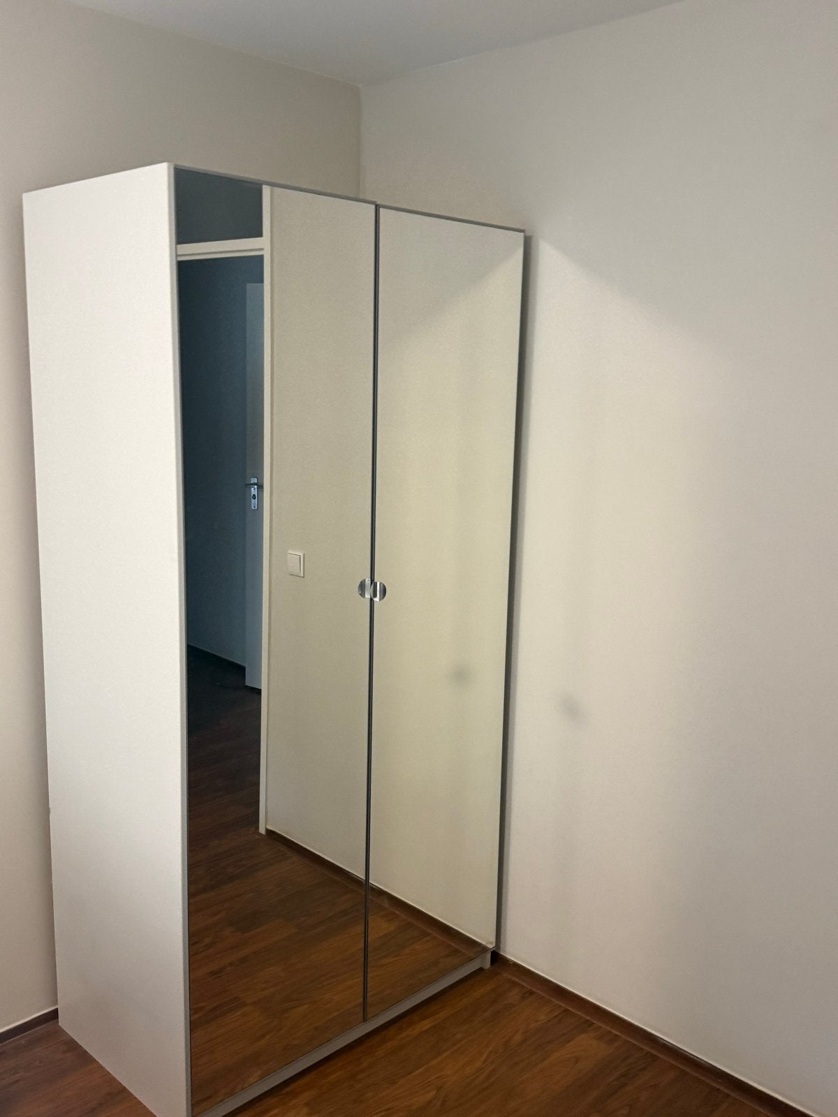 2 IKEA Pax kledingkast met spiegeldeuren - 200x60x100 cm, Ophalen, Overige materialen, Gebruikt, 200 cm of meer