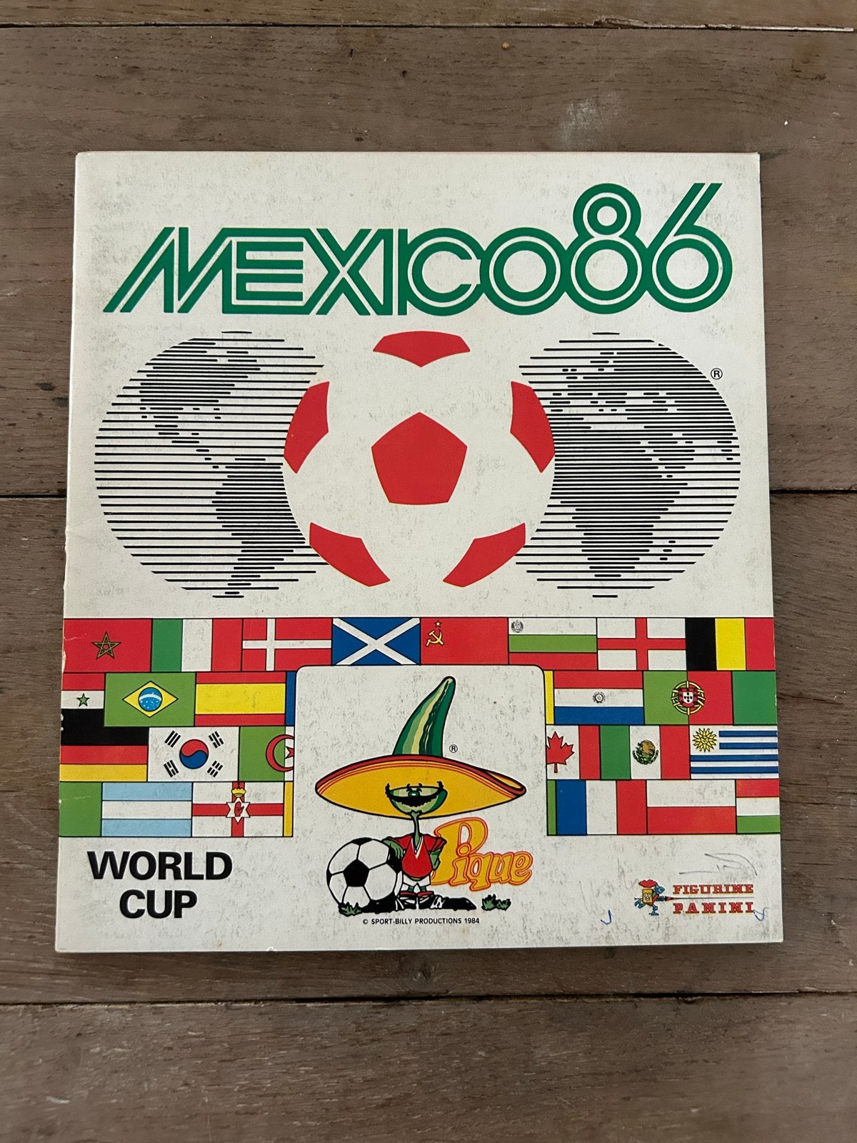 Panini Mexico 86 album, Ophalen of Verzenden, Zo goed als nieuw, Overige sporten, Boek of Tijdschrift