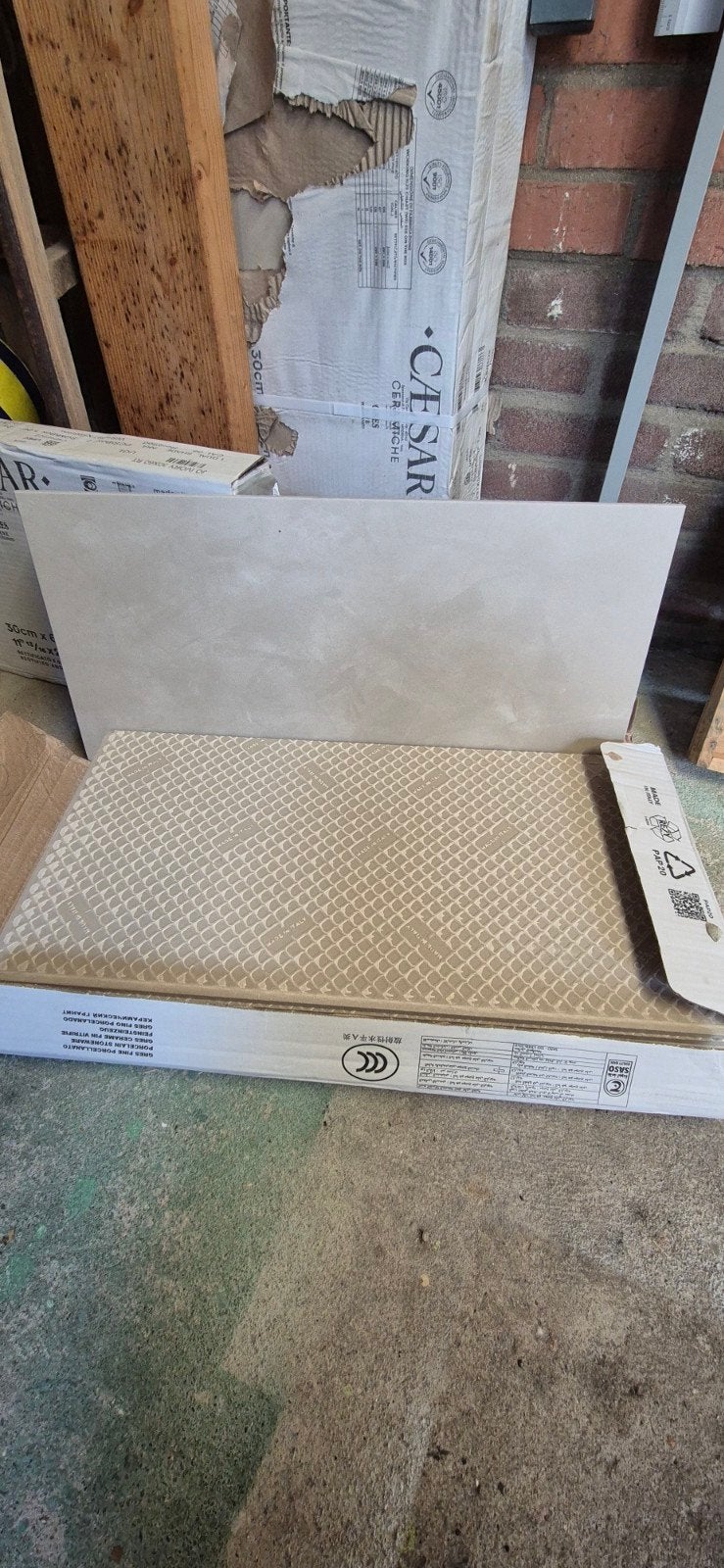 vloer/wandtegels, Doe-het-zelf en Verbouw, Tegels, Ophalen, 40 tot 60 cm, Nieuw, Minder dan 5 m²
