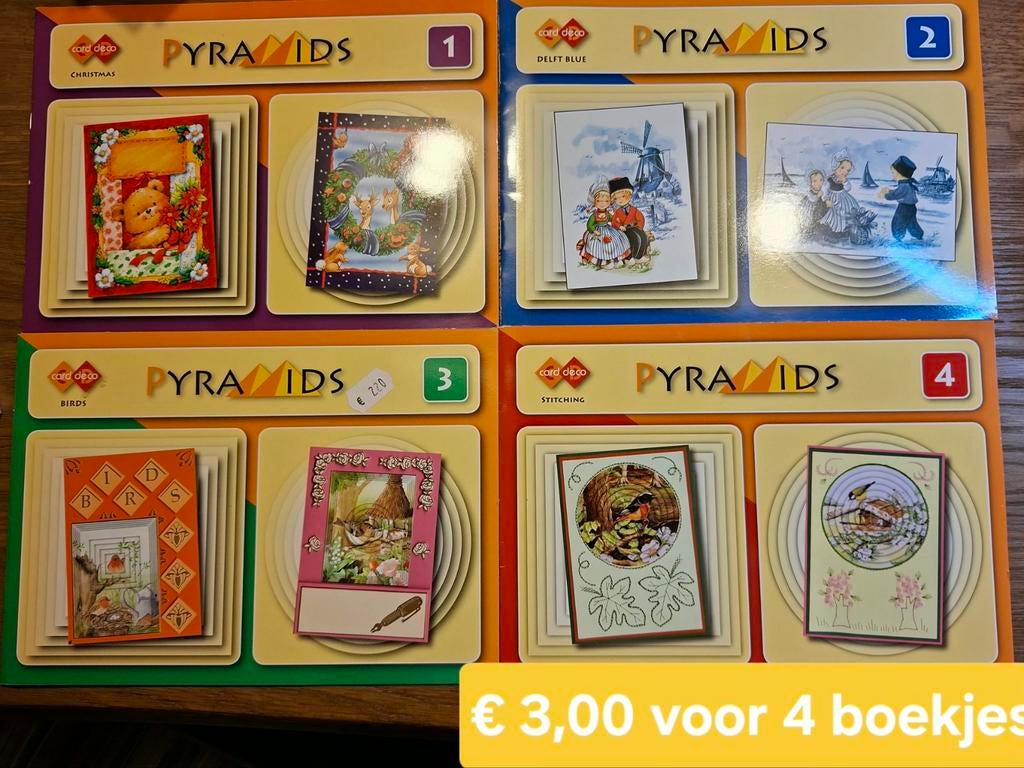 Piramides 4 boekjes, Verzenden, Zo goed als nieuw, Overige thema's, Overige typen