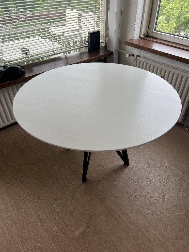 High-Quality Round Dining Table, Ophalen, 100 tot 150 cm, Rond, 200 cm of meer