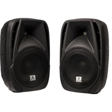 Devine Blist 15D actieve speakers met statieven, Party speaker, Zo goed als nieuw, Bluetooth, Ophalen