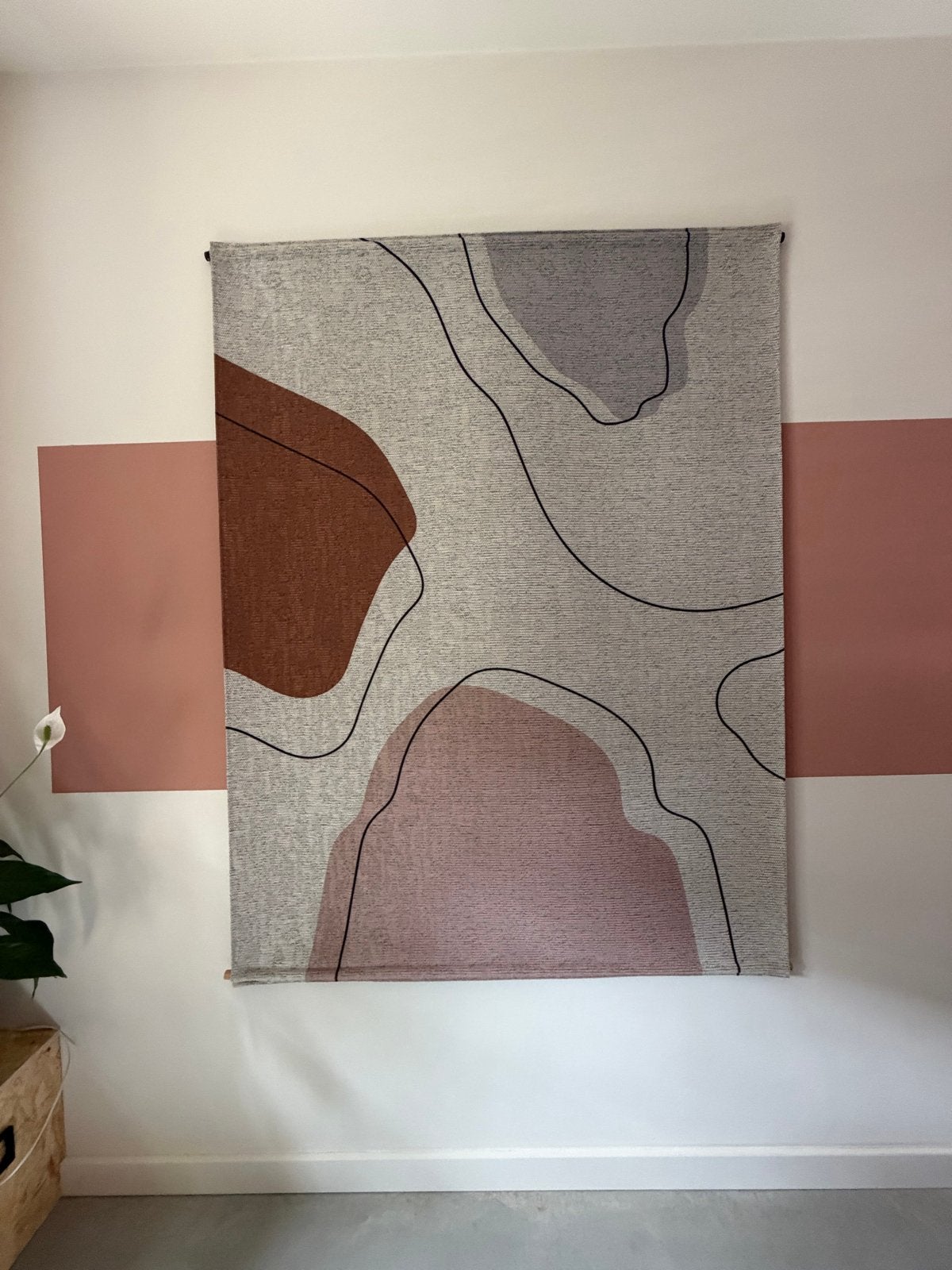 Wandkleed Abstract Design 147x195cm, Ophalen, Meerkleurig, Zo goed als nieuw, Modern