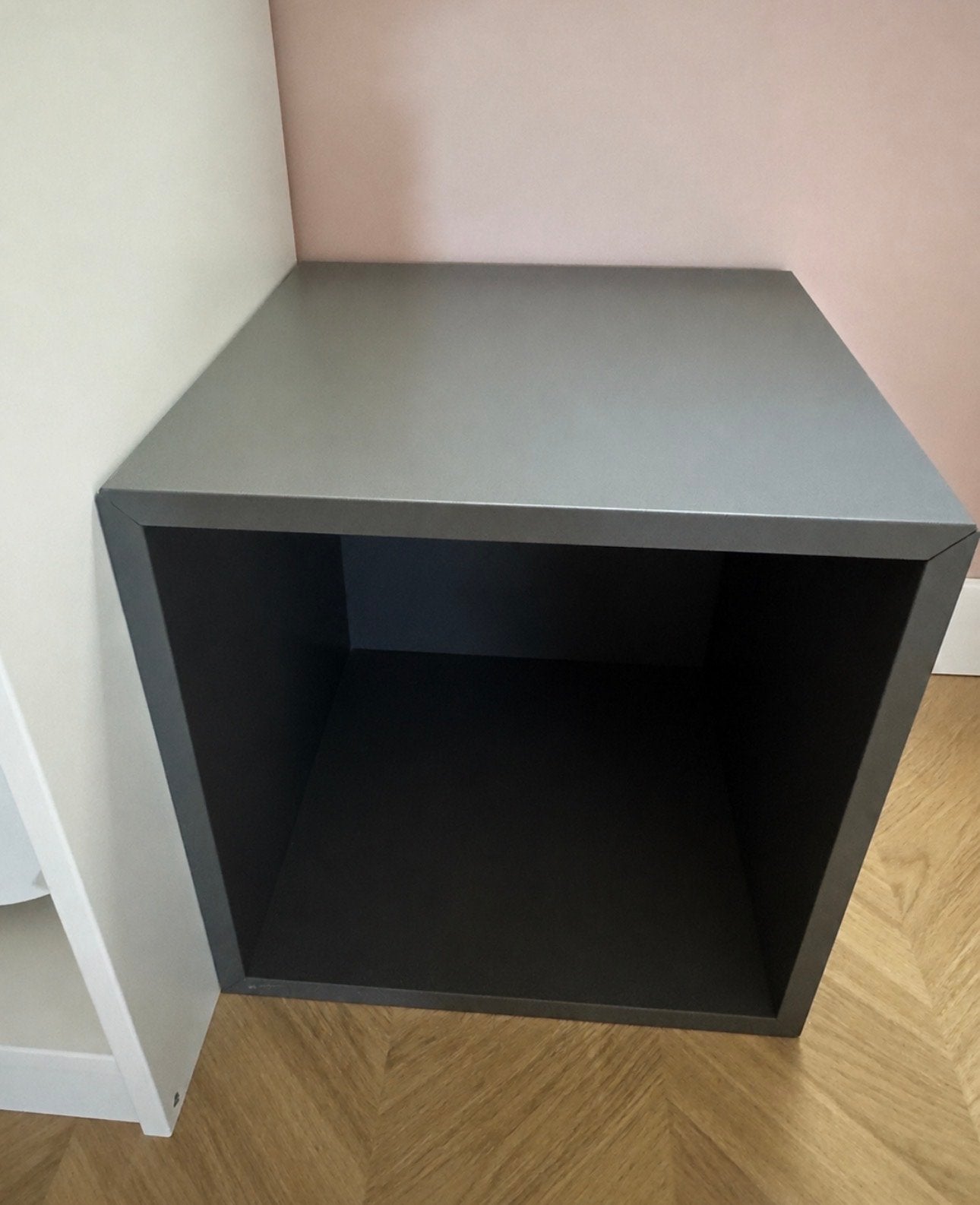 IKEA KALLAX vak grijs (voorheen EXPEDIT), Ophalen, Gebruikt
