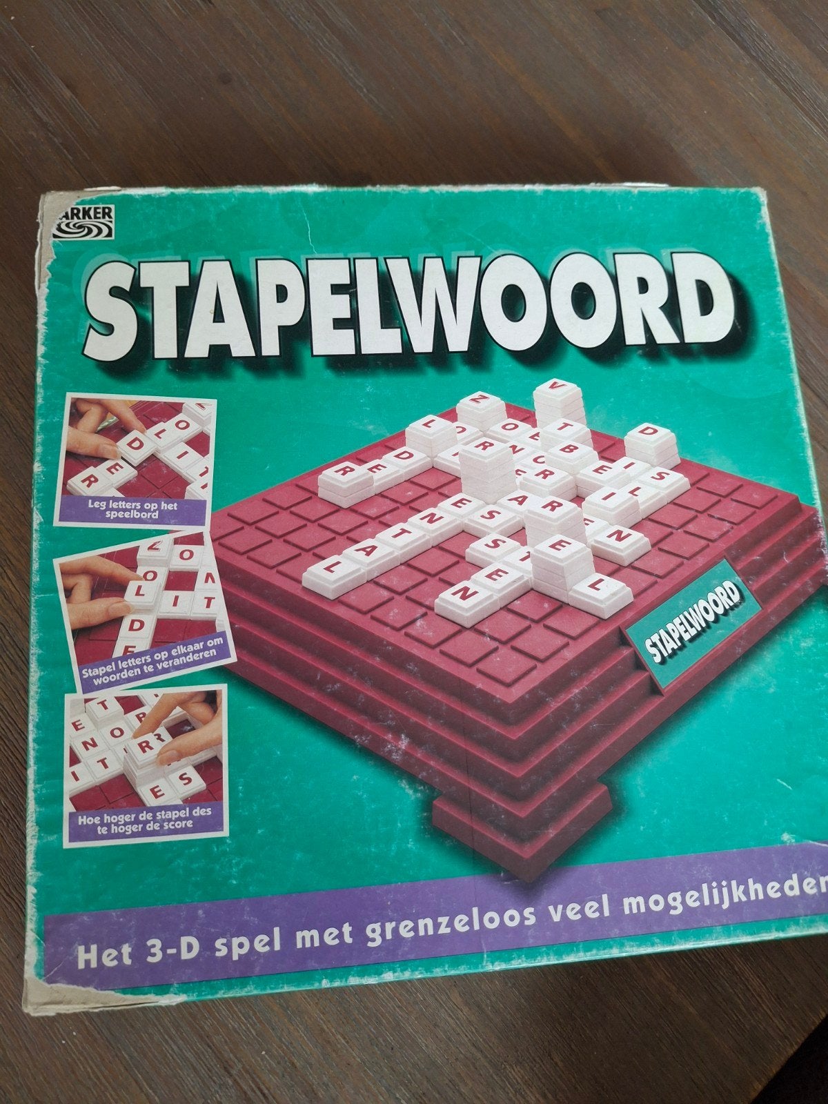 Stapelwoord: Het 3D-woordspel van Parker, Drie of vier spelers, Ophalen of Verzenden, Gebruikt, Parker