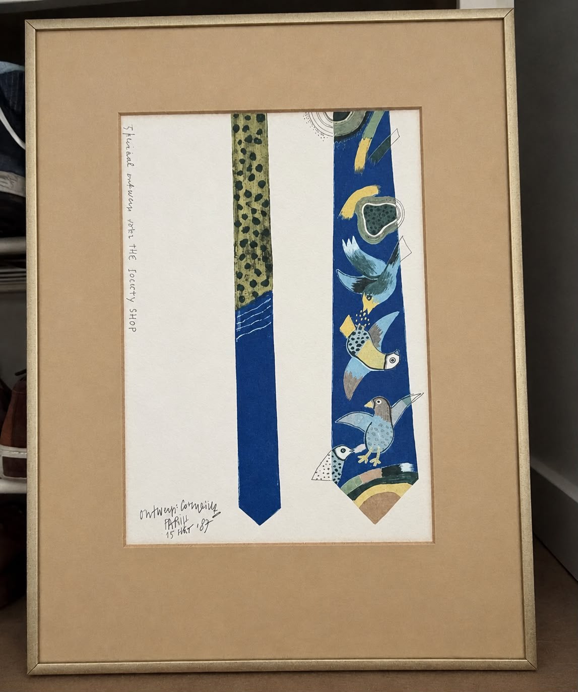 Guillaume Corneille, Overige onderwerpen, Ophalen of Verzenden, Ingelijst, Lithografie