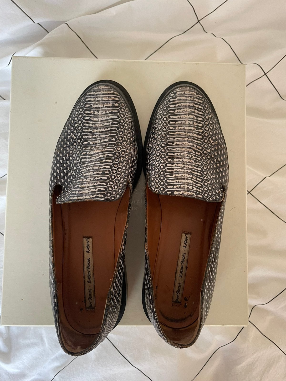 & other stories leren loafers, Ophalen of Verzenden, Gedragen, Zwart, Instappers
