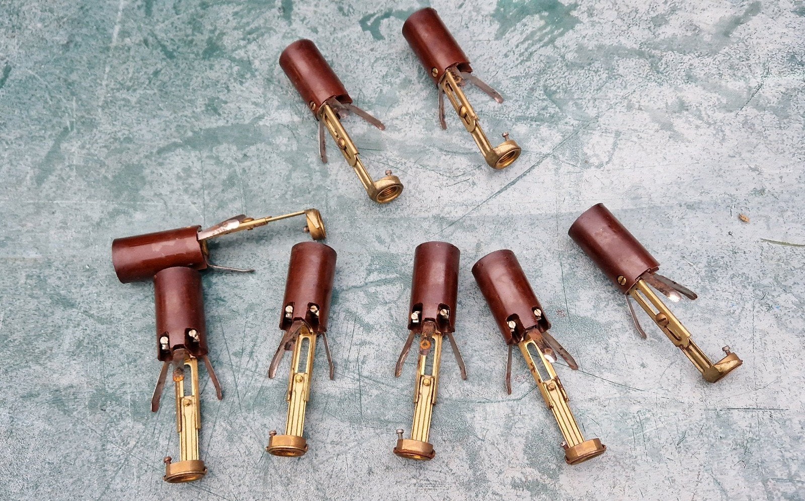 7 stuks fitting houder voor kroonluchter kleine fitting, Huis en Inrichting, Lampen | Kroonluchters, Ophalen of Verzenden, Gebruikt