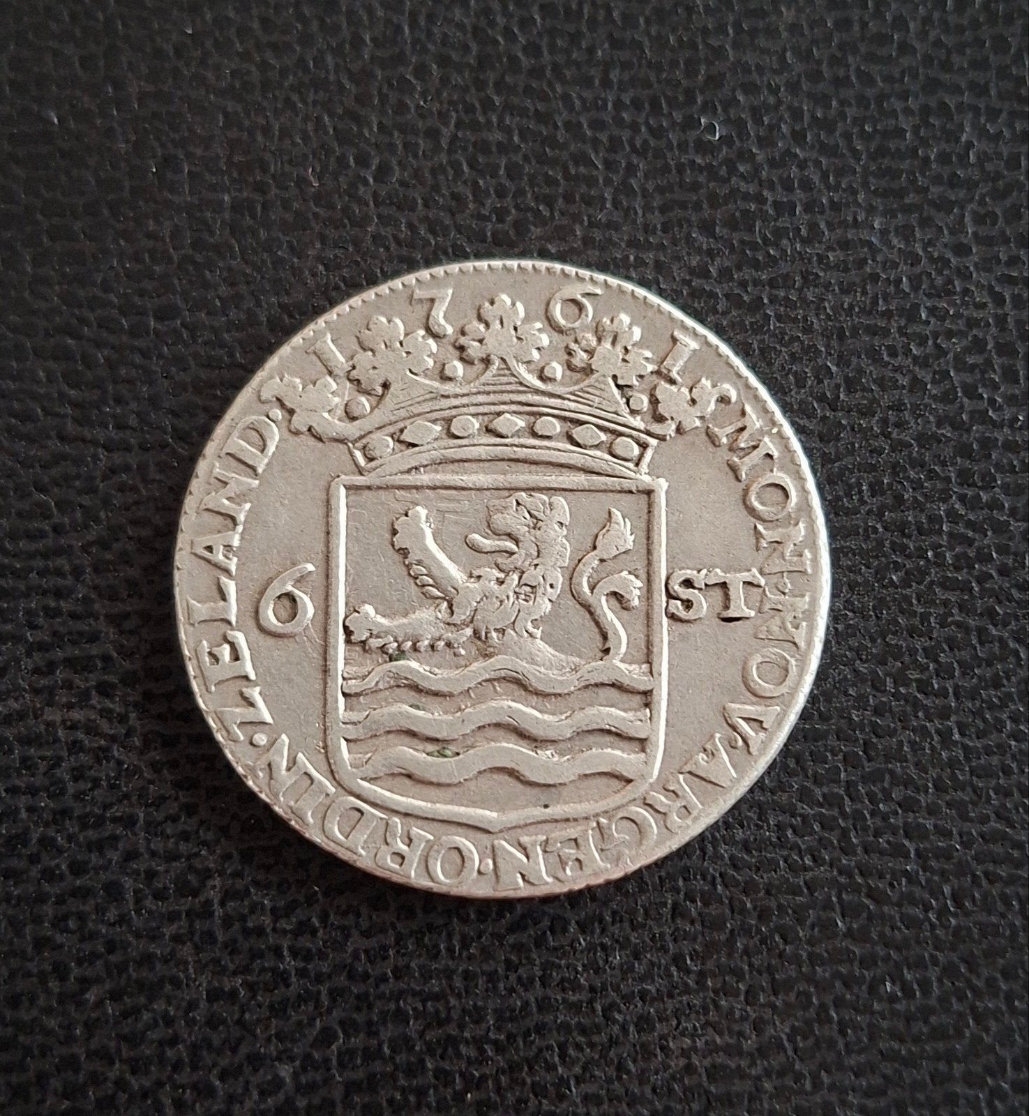 scheepjesschelling 1761 zeeland zilver proviniaal munt, Postzegels en Munten, Vóór koninkrijk, Zilver, Losse munt, Overige waardes