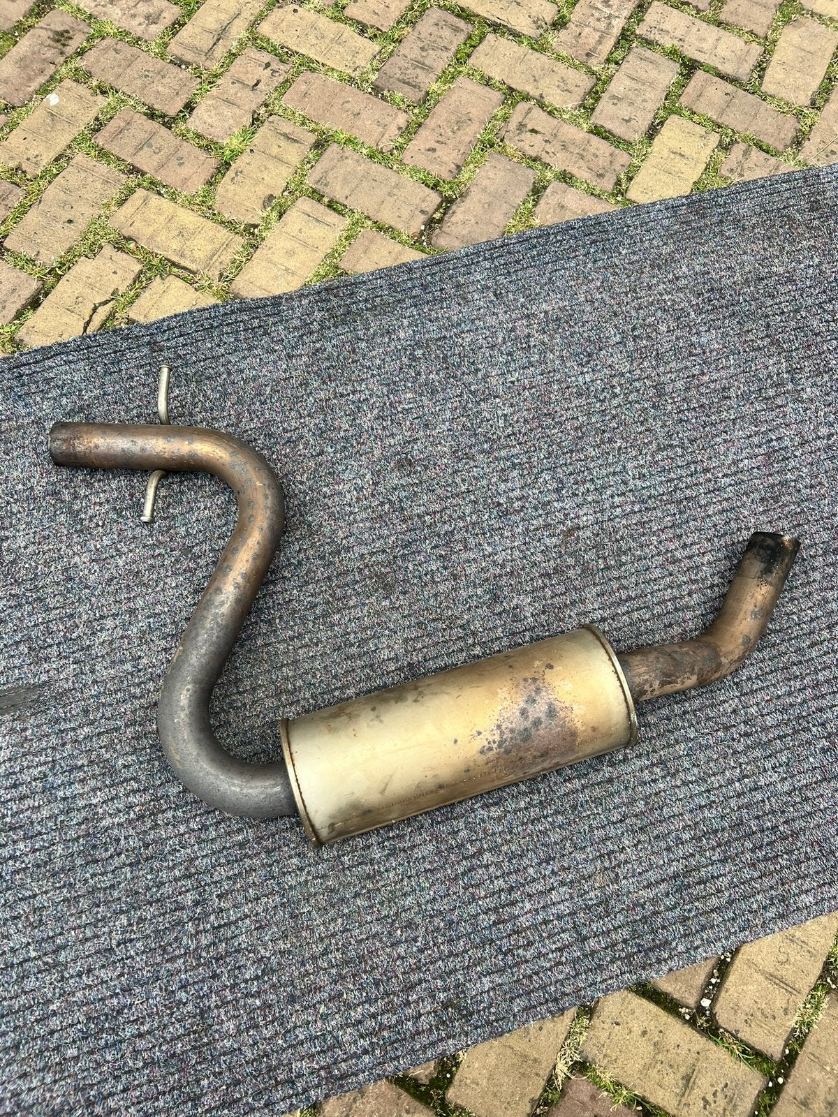 Volkswagen scirocco/ golf 6 midden demper, Auto-onderdelen, Uitlaatsystemen, Ophalen, Gebruikt, Volkswagen