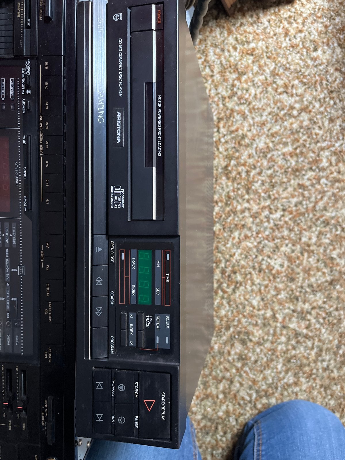 Aristona CD 160 Compact Disc Speler - Motor Powered Front Lo, Ophalen, Gebruikt, Overige merken