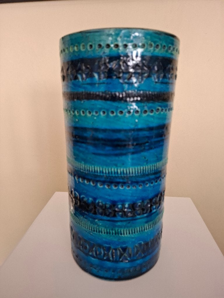 Bitossi  Aldo Londi  Blauw/Turquoise, Ophalen of Verzenden