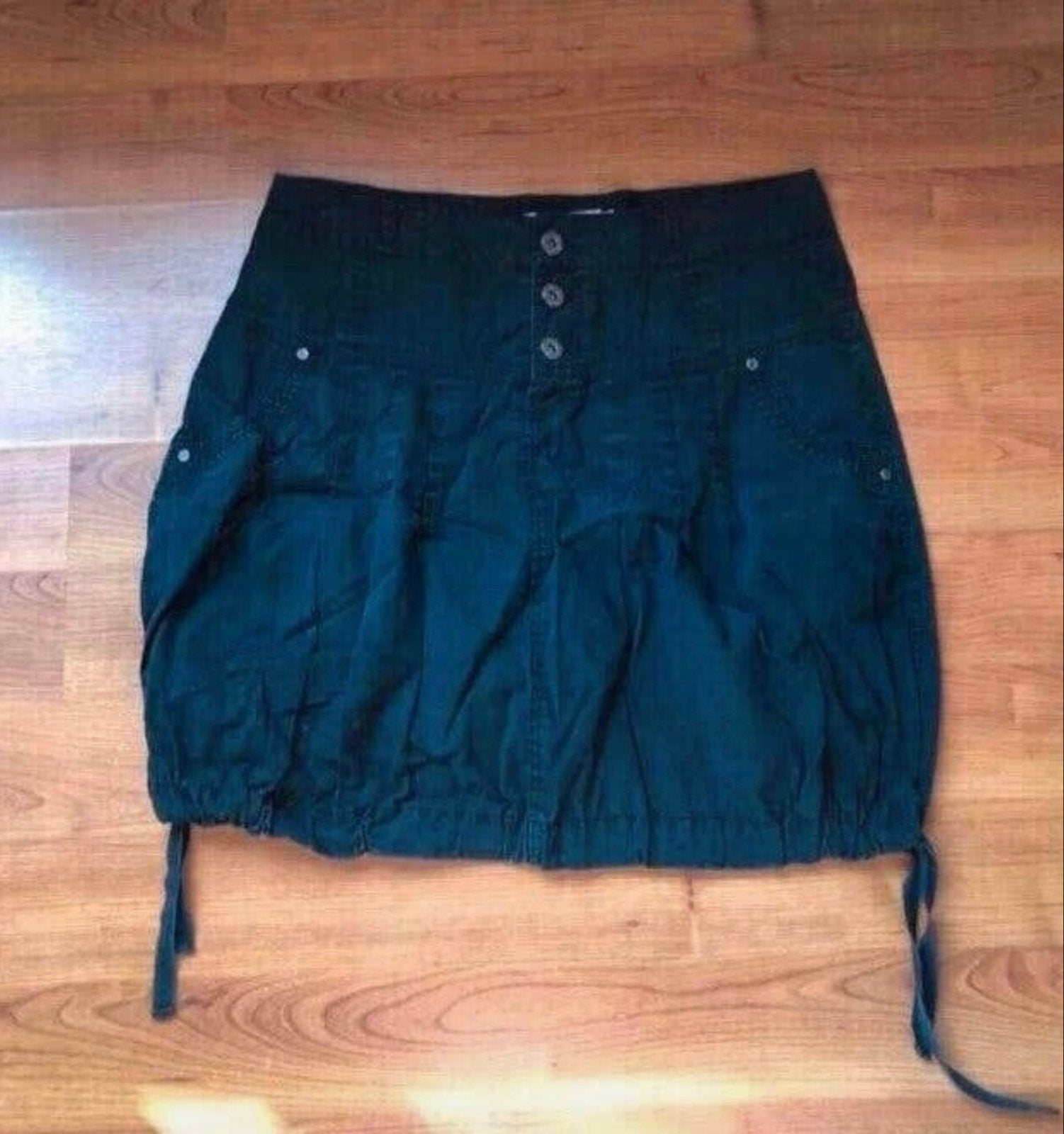 Zwarte ballonrok, Kleding | Dames, Maat 38/40 (M), Zwart, Ophalen of Verzenden, Gedragen