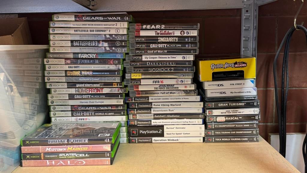 Grote collectie Xbox 360, PS3, PS2 games en consoles, Ophalen of Verzenden, Sony, Gebruikt