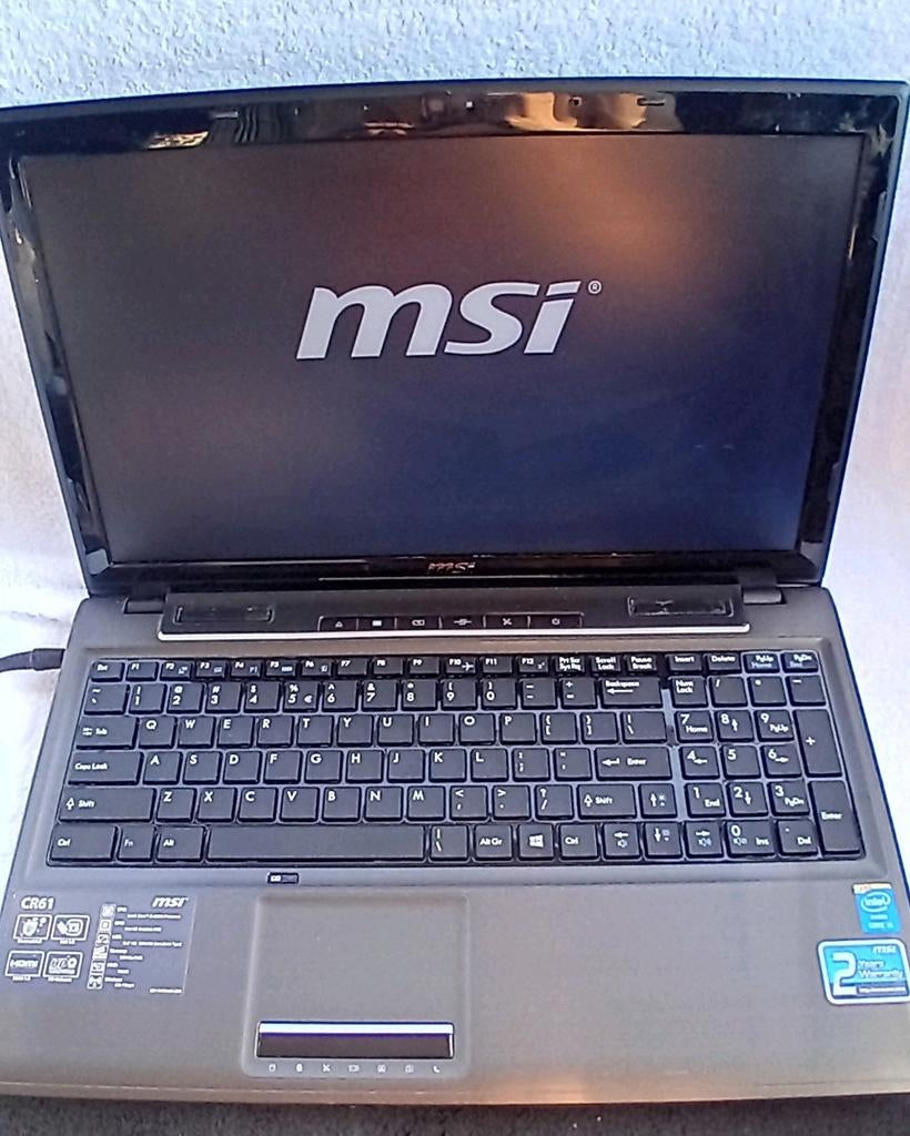 MSI CR61 laptop, Computers en Software, Windows Laptops, Ophalen of Verzenden, 15 inch, 2 tot 3 Ghz