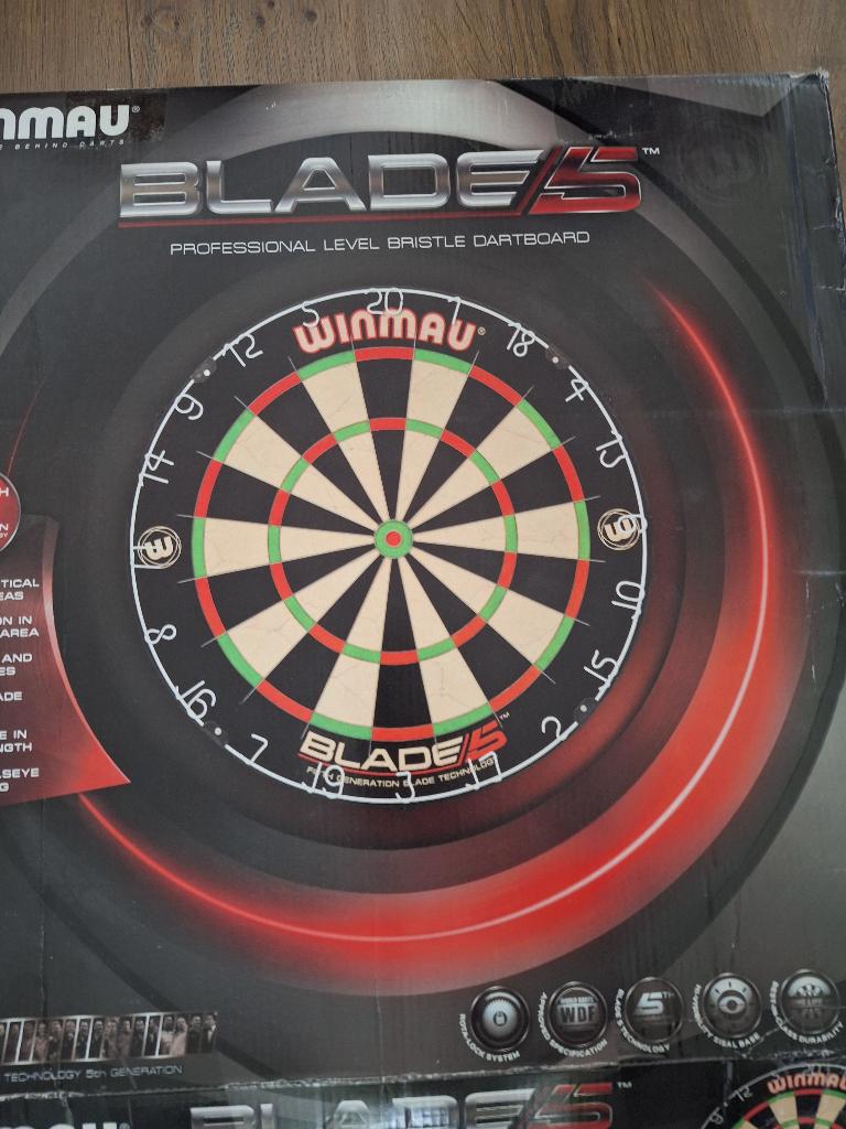 Winmau blade 5 dartbord, Ophalen of Verzenden, Gebruikt