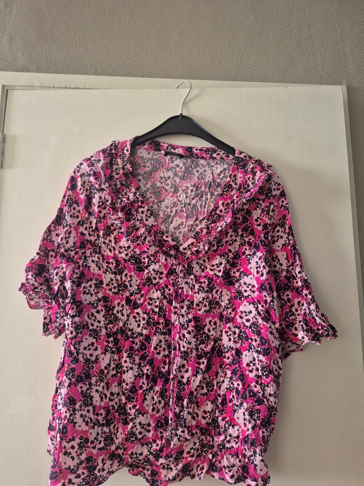 Yest tuniek maat 48, Ophalen of Verzenden, Zo goed als nieuw, Zwart, Blouse of Tuniek
